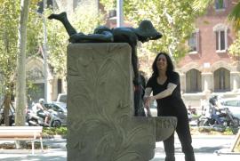Fuente cerca Plaza de Catalunya