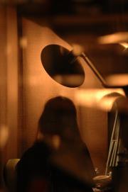 reflection in a glass cabinet reflection in a glass cabinet