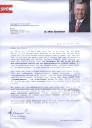 Gusenbauer Wahlkampf Brief 10. September 2006/Arbeitslosigkeit/Pensionsverluste/Fairness-Pension/Schulreform/"Gehrer-Schule/Gehrer-Uni"/100000 Ganztagsschulplaetze/max 25 Schueler pro Klasse (sic) Gusenbauer Wahlkampf Brief 10. September 2006/Arbeitslosigkeit/Pensionsverluste/Fairness-Pension/Schulreform/"Gehrer-Schule/Gehrer-Uni"/100000 Ganztagsschulplaetze/max 25 Schueler pro Klasse (sic)